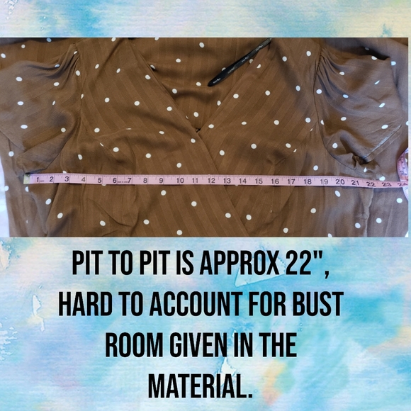 City Chic Sweet Doll Dress in Spice w/ White Dots - Picture 15 of 15